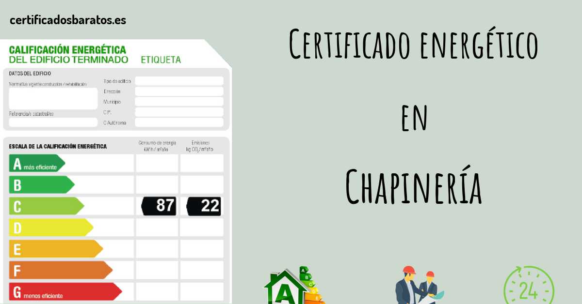 Certificado energético en Chapinería