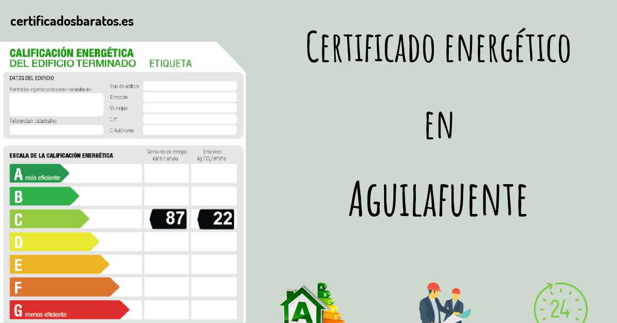 Certificado energético en Aguilafuente