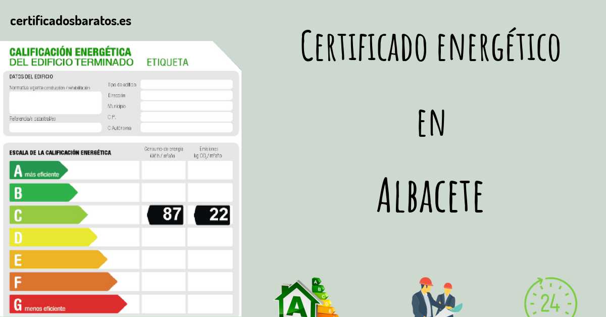 Certificado energético en Albacete