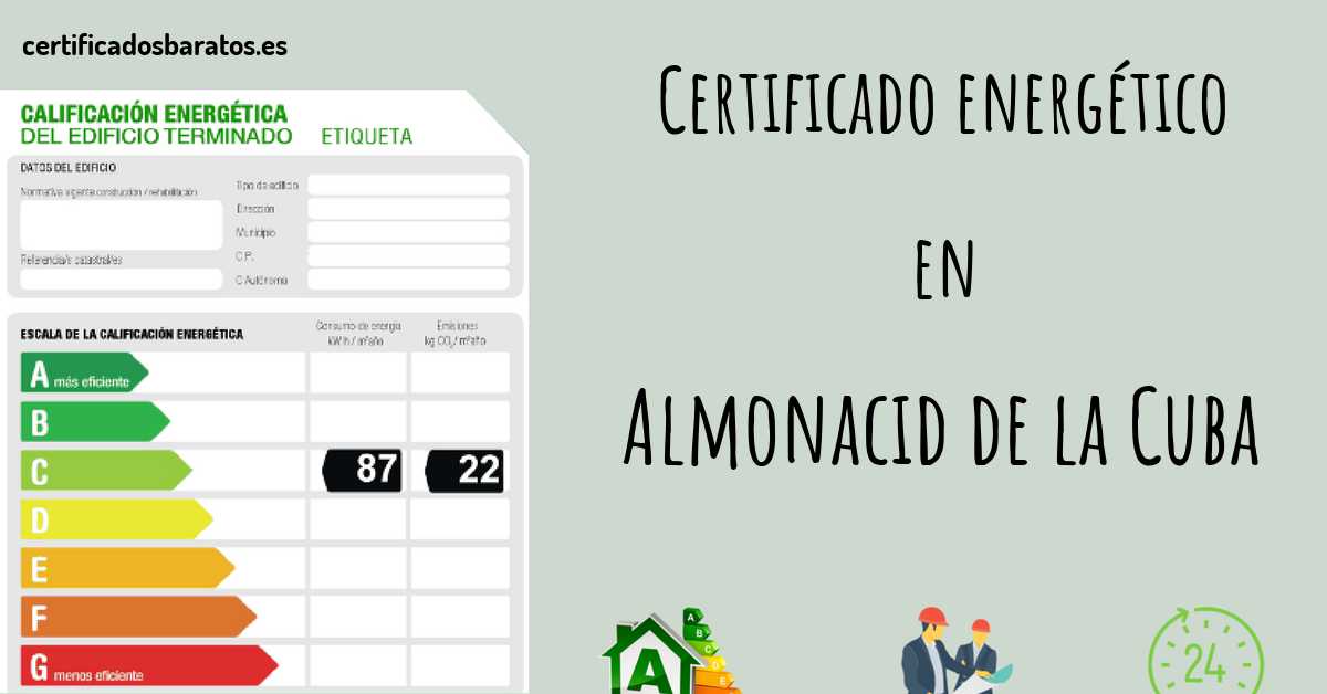 Certificado energético en Almonacid de la Cuba