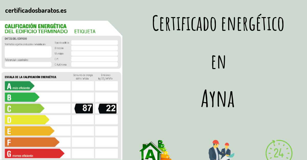 Certificado energético en Ayna