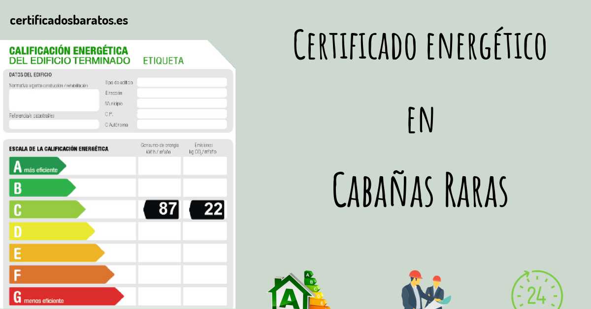 Certificado energético en Cabañas Raras