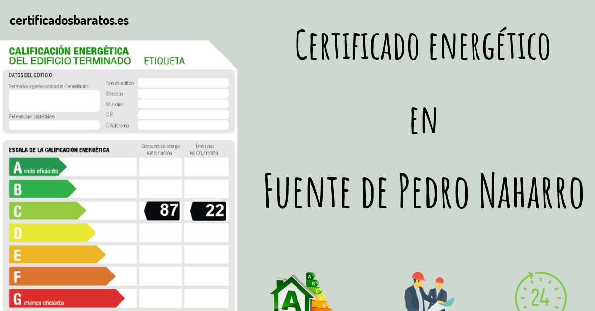 Certificado energético en Fuente de Pedro Naharro