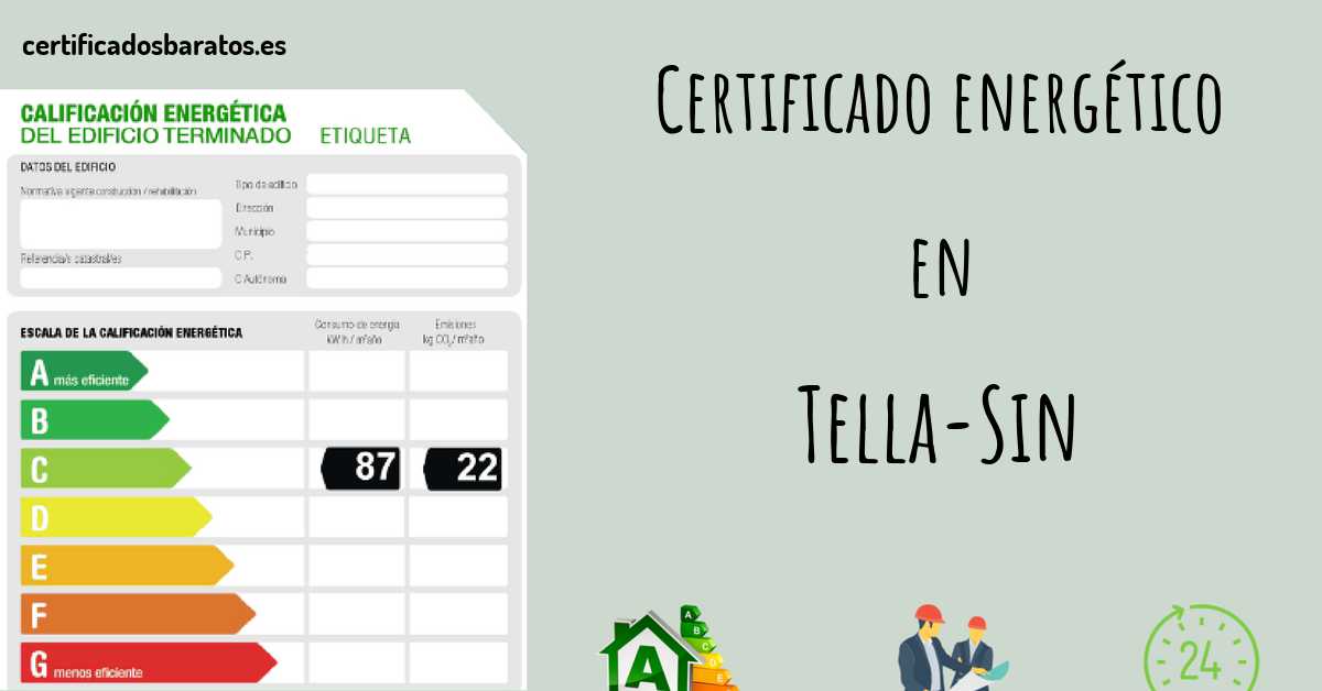 Certificado energético en Tella-Sin