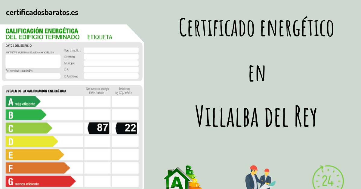 Certificado energético en Villalba del Rey