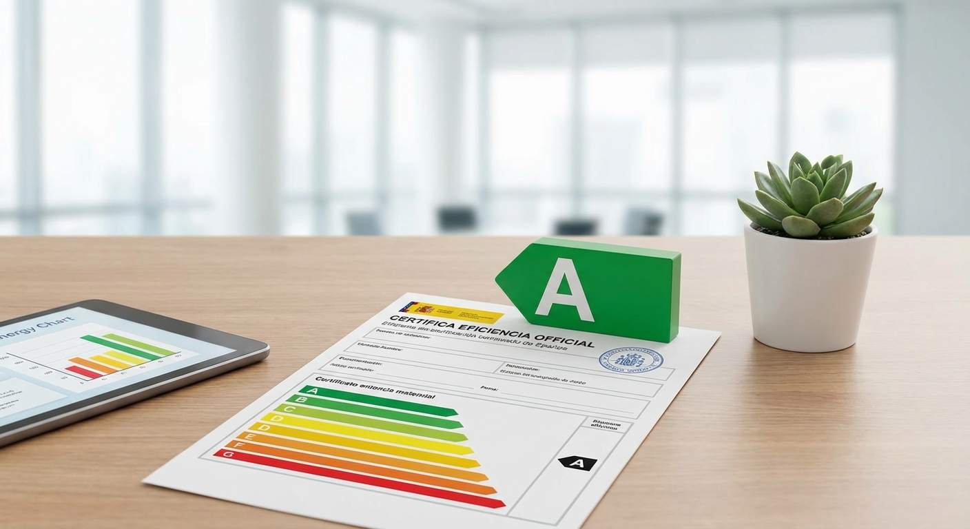energy efficiency certificate with A rating